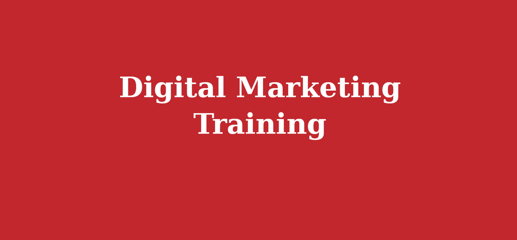 Digital Marketing Training