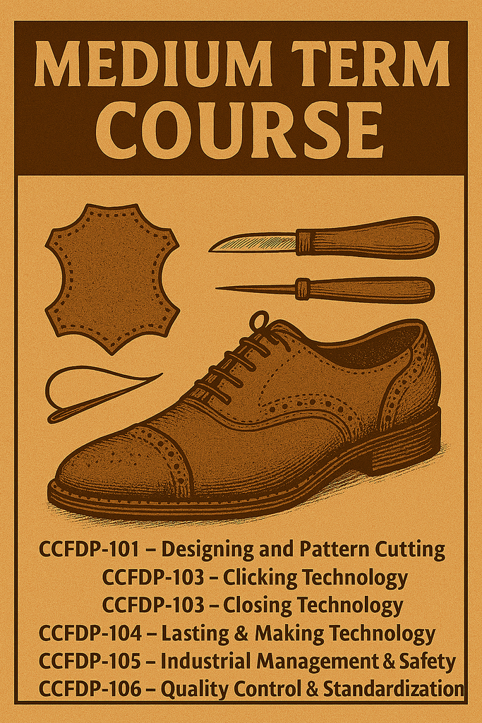 Condensed course in “footwear design & production” (cfdp)